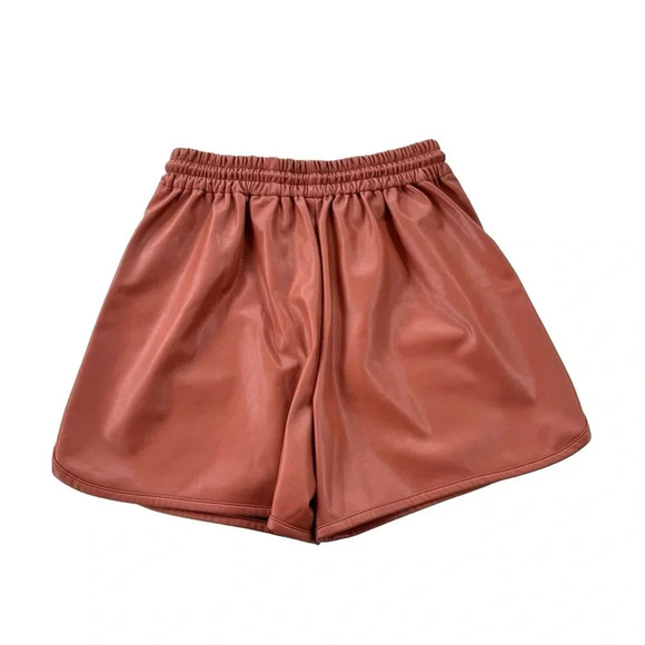 A.L.C. Ryder Vegan Faux Leather High Rise Short with Pockets Size XS NWT - Picture 6 of 11
